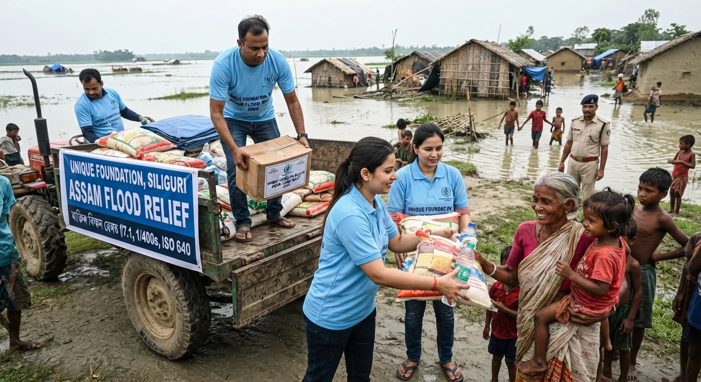 Siliguri Foundation Provides Vital Aid to Assam Flood Victims