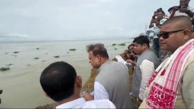 Assam CM Plans Permanent Solution for Dibrugarh River Erosion