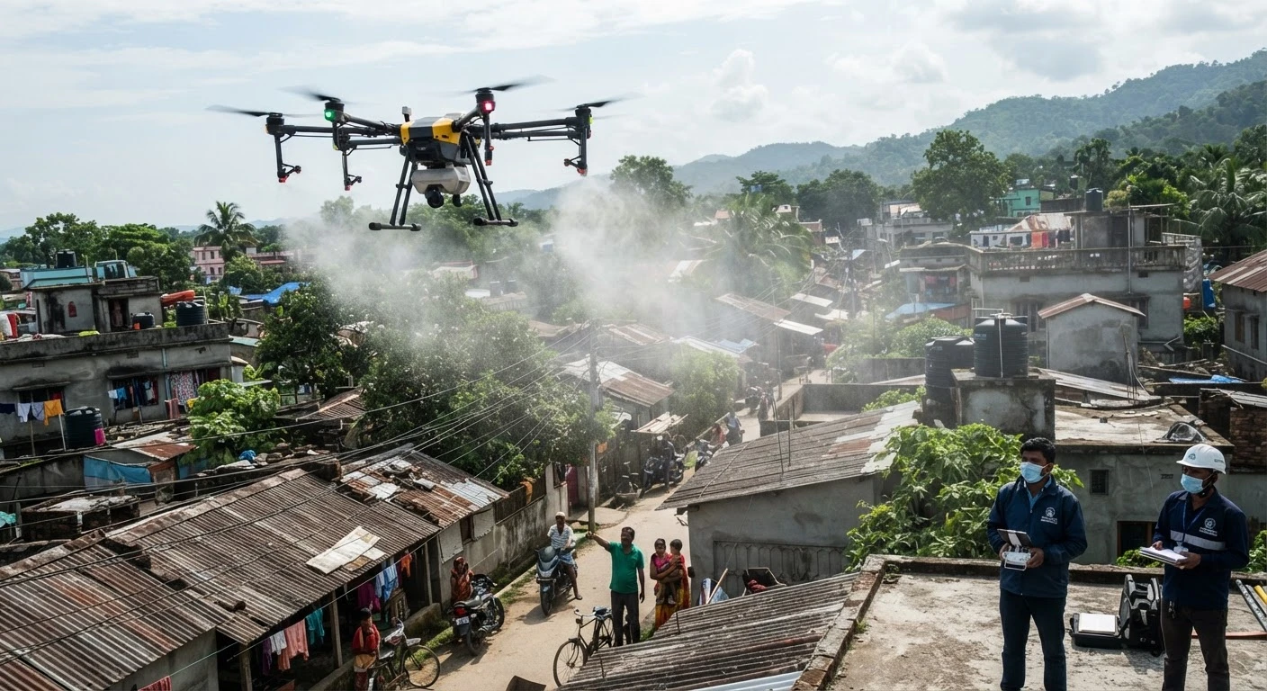 Nagrakata Uses Drones to Tackle Rising Dengue Cases