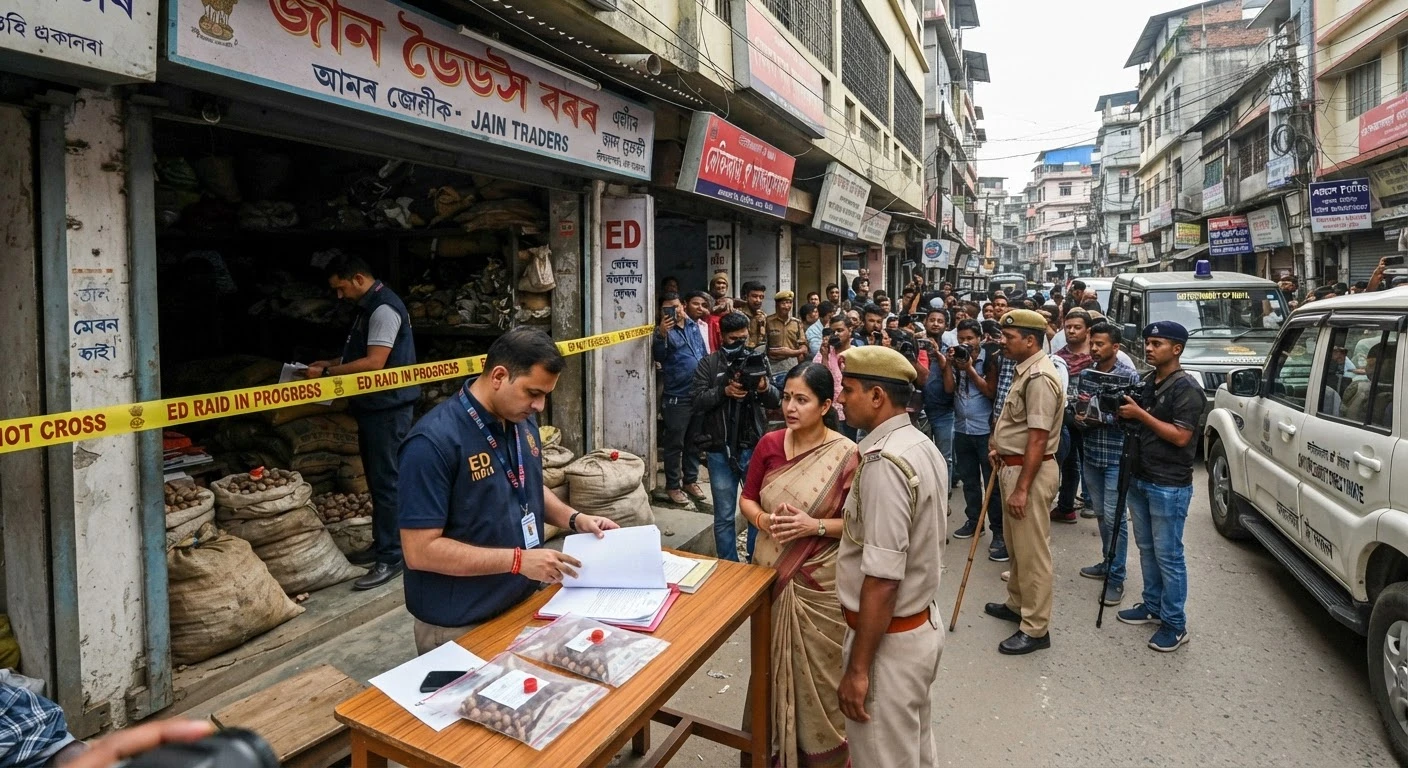 ED Raids Assam Locations in Illegal Betel Nut Trade Probe