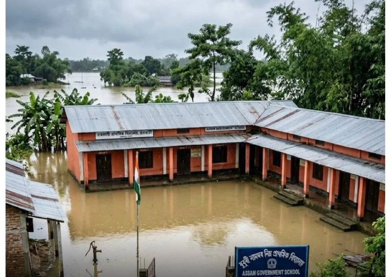 Assam Schools Set To Reopen After Severe Flood Damage