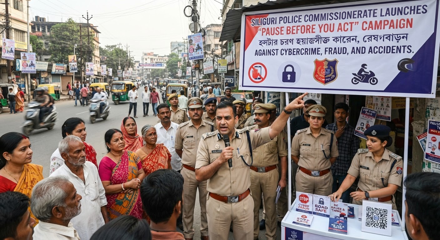 Siliguri Police Start Campaign to Stop Cybercrime and Fraud