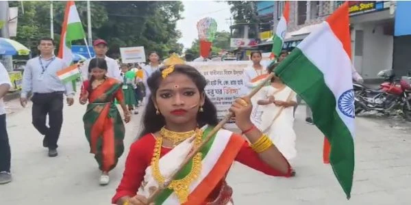 Jalpaiguri Students Take Out Tiranga Yatra For Independence