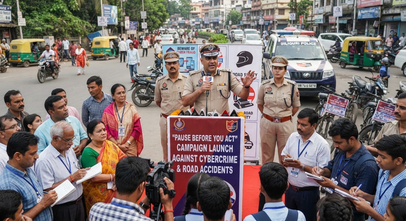 Siliguri Police Start New Safety Campaign Against Cybercrime