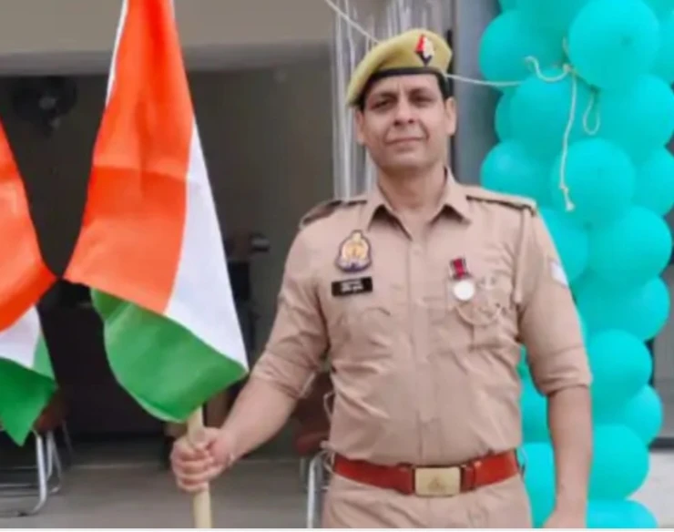 Budhana Police Holds Grand Tiranga Yatra on Independence Day