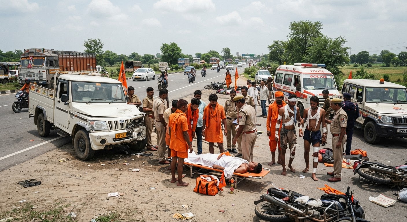 Road Accident Near Haridwar Leaves One Dead