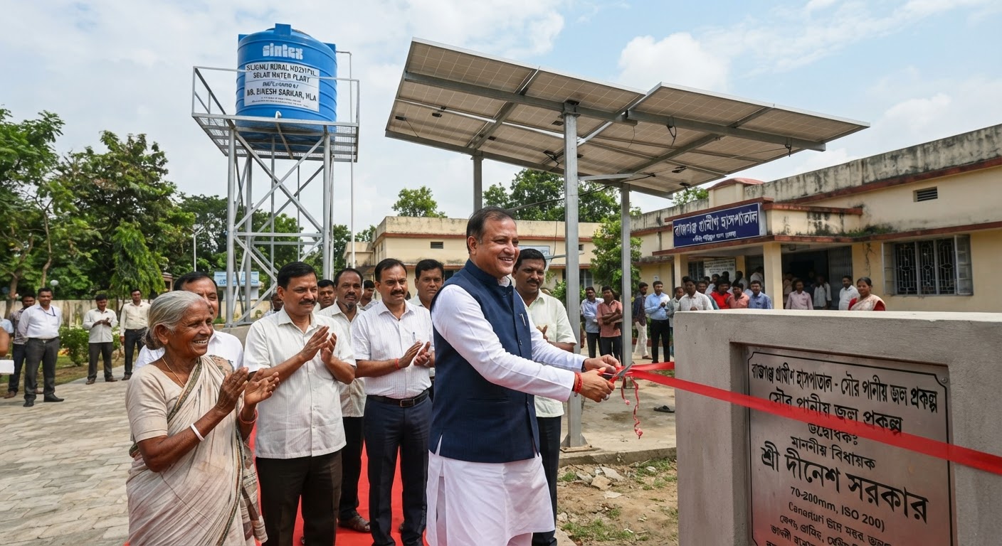New Solar Water Tank Installed at Rajganj Rural Hospital