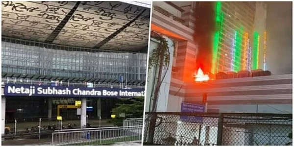 Fire Breaks Out at Kolkata Airport ATC Building