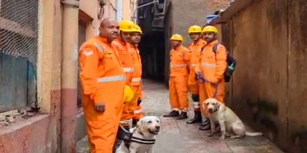 Woman dies as old building collapses in Kolkata