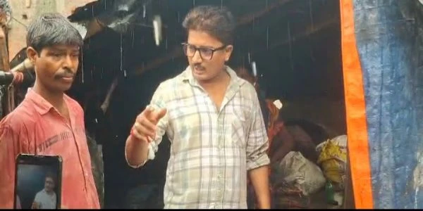 Heavy Rain Destroys Poor Family Home in West Bardhaman