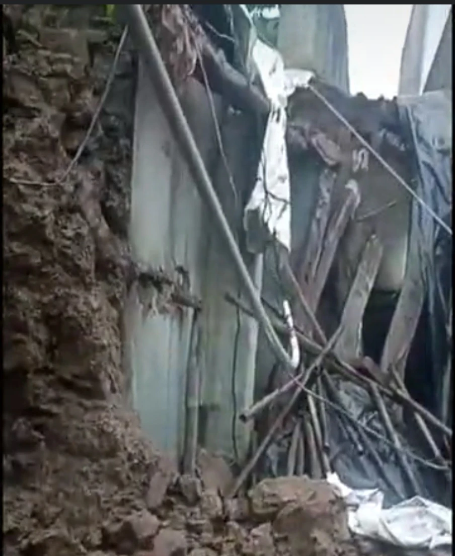 Two Houses Collapse Due To Heavy Rain In Luhari Khurd
