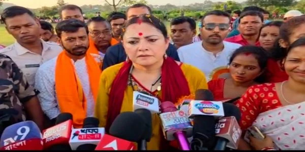 Agnimitra Paul inaugurates MLA Cup in Narayankuri