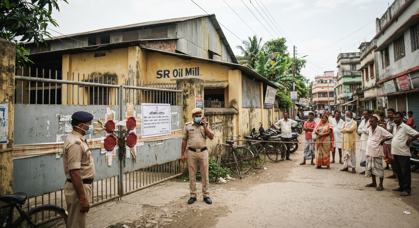 Jalpaiguri TMC Leader Oil Mill Sealed By Administration
