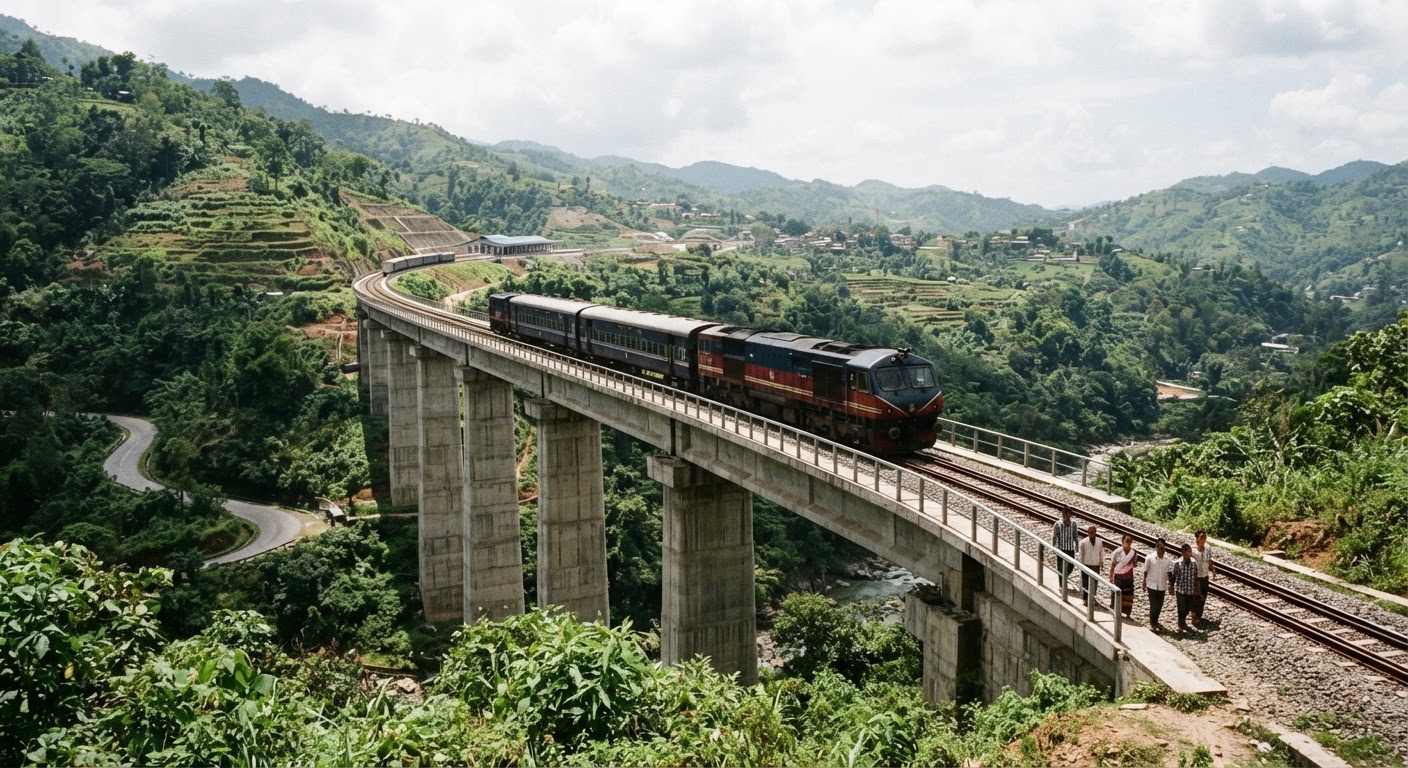 Mizoram Railway Line Completes One Year of Service