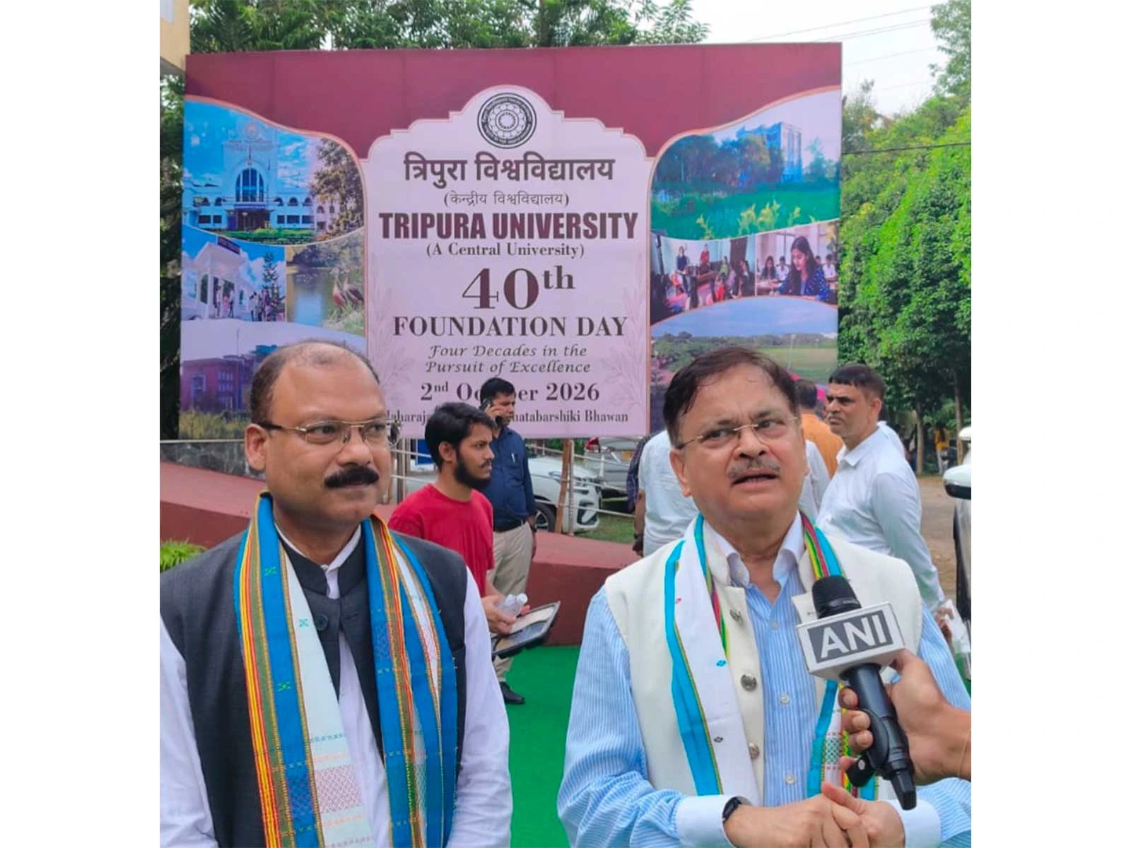Tripura Central University Marks 40th Foundation Day