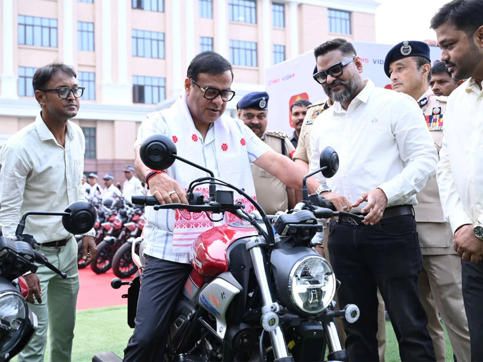 Assam Police Get 50 New Bikes For Road Safety