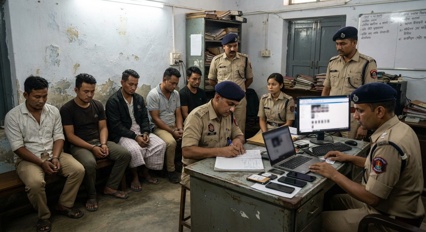 Manipur Police Arrest 13 in Operation Dignity Cyber Crackdown