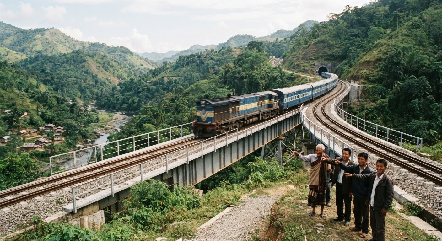 Indian Railways Completes Mizoram Rail Line